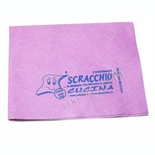 PANNO SCRACCHIO CUCINA FIBRA ULTRA ASSORBENTE PULISCE LAVA SGRASSA PULIZIE CASA