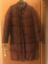 Piumino Invernale 100% piuma d'oca lungo M Rosso Bordeaux MOTIVI