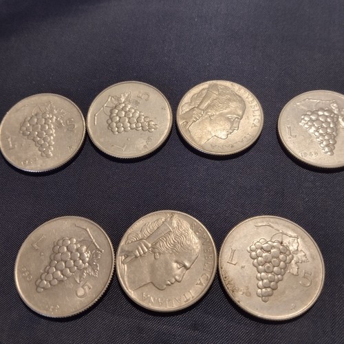 Monete italiane lire - monete, anni