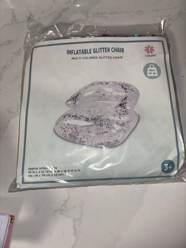 Sedia gonfiabile glitter
