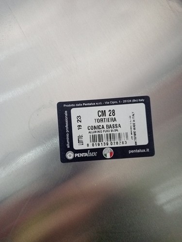 Tortiera alluminio conica - 3,