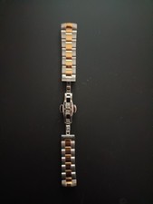 Cinturino bracciale originale orologio Glycine combat sub 36mm acciaio bicolor