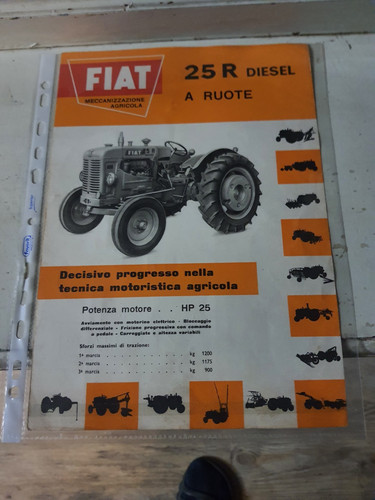 Fiat diesel trattore - r,