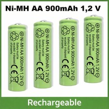 4x AA NiMH 900 mAh 1,2 V