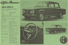 Alfa Romeo Giulia 1.6 Super