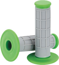 1MG0715-EGM QUALIFIER HALF WAFFLE GRIPS GRAY/GREEN TM RACING CROSS 125 1993