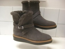 STIVALI M&S PELLE SCAMOSCIATA