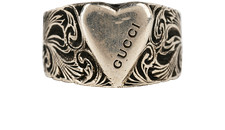 Gucci Anello Cuore Argento
