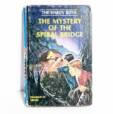 Hardy Boys #45 Mystery of the Spiral Bridge Franklin Dixon 1966 Grosset HC