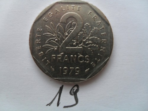 Moneta franchi francesi - , 2