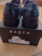 scarpe stringate uomo Barca, nera n. 42  ottimo stato, come nuove