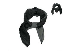 Foulard da collo nero grigio