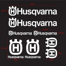 Adesivi Compatibili Husqvarna in Stile FE 501, TE 250, 401 -  6 pz in Vinile