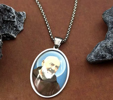 Collana catena argento San