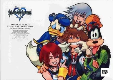 Kingdom hearts visual art - hearts,