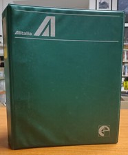 Raccoglitore ad Anelli Porta Documenti ALITALIA  - Vintage Anni 70