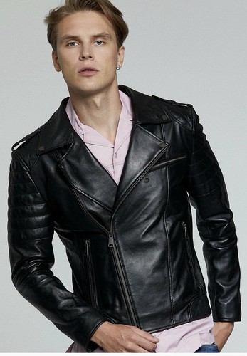 Giacca pelle uomo - giacca,