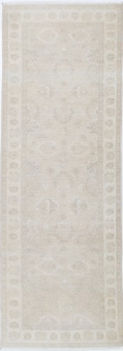 Tappeto runner beige - , annodato