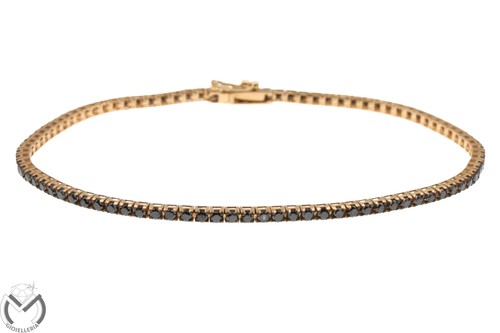 Bracciale tennis oro rosa - bracciale,