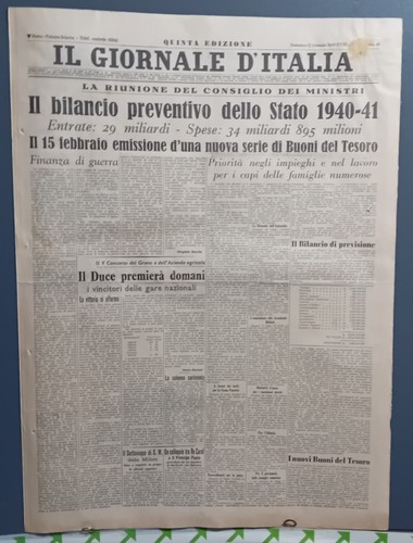018 giornale italia - 018/40, il