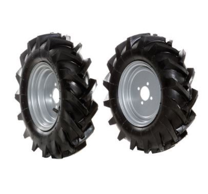 Coppia ruote gommate 10 - ruote,