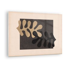 Quadro su Vetro 70x50cm Foglie