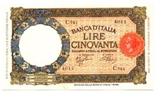 Italy: 50 Lire 1942 Pick 58