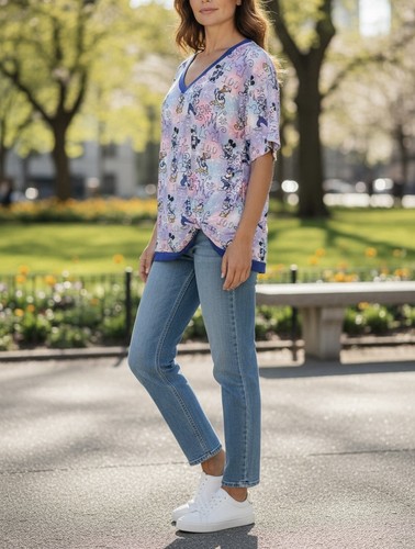 Camicia cravatta laterale