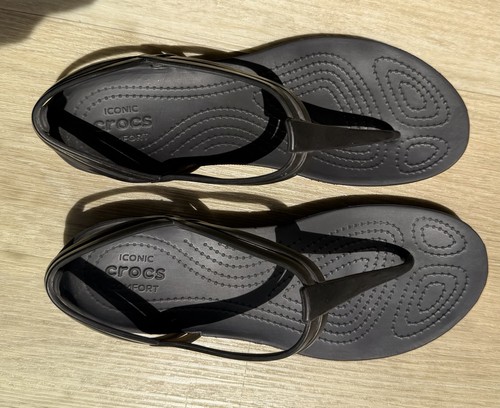Crocs isabella strap nero - crocs,