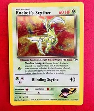 Lotto Carte Pokemon Rocket’s Scyther 13/132 Gym Holo Heroes