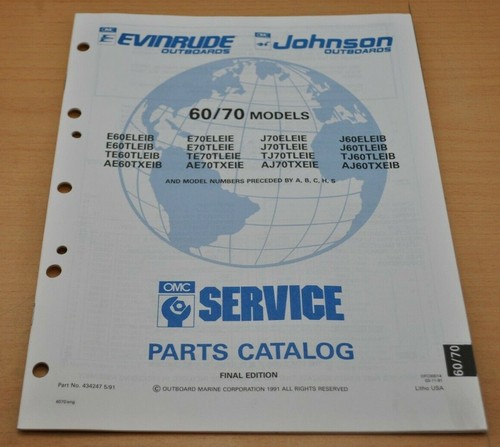 Omc evinrude e60 e70 - e60, j60