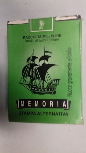 Memoria raccolta millelire - memoria,,