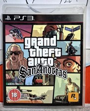 GRAND THEFT AUTO SAN ANDREAS PS3 PLAYSTATION 3 UK CON ITALIANO CON MANUALE/MAPPA