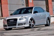 AUDI A4 B7 2004-2008 LABBRO ANTERIORE PARAURTI SPOILER TUNING SOBMART-mostra il