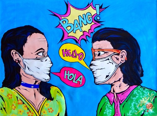 Cura quadro pop art tela - pop,