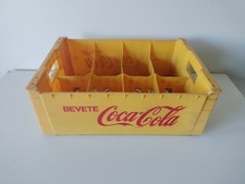 CocaCola Porta Bottiglie Cassetta Plastica Vintage Bottiglie Collezione 44x30x16