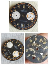 BREITLING CHRONO-MATIC 2110 BUREN 11 AUTOMATIC CHRONOGRAPH WATCH DIAL 31mm Top!