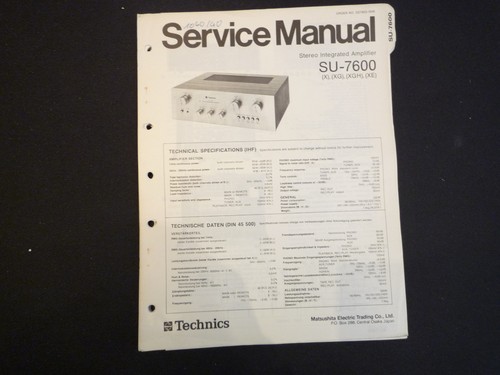 Manuale servizio originale - servizio,