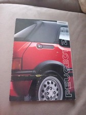 Peugeot 205 Gti Cabriolet☆BROCHURE ORIGINALE☆