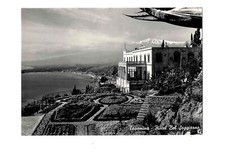 Taormina (Messina): Hotel Bel Soggiorno. Cart. FG b/n anni '50 nvg