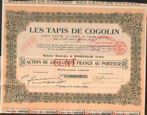 Les tapis cogolin - les, de