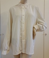 BLUSA CAMICIA DONNA AVORIO CON