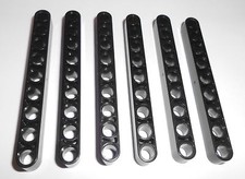 Lego Technic (40490) 6 bracci di sollevamento 1x9x1, in nero da 8297 8416 8284 8063