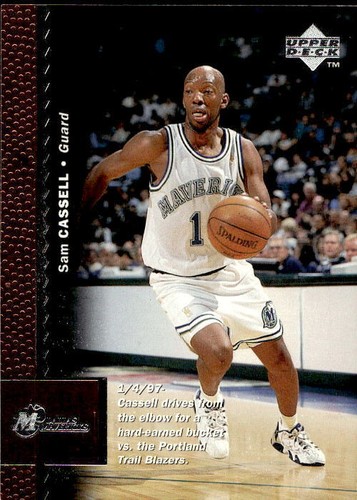 Card nba sam cassel 1997 - card, upper