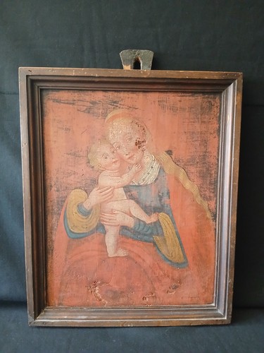Quadro tavola madonna icona - madonna,