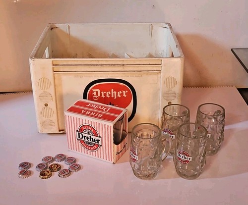Vintage birra dreher cassa - dreher,