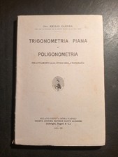 CARDEA - TRIGONOMETRIA PIANA E POLIGONOMETRIA (TOPOGRAFIA) - 1931