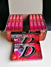 10 Cassette Audio TDK D 90