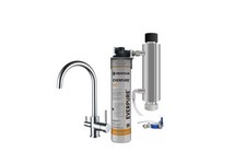 Filtro everpure 4c depuratore purificatore acqua rubinetto 3 vie lampada UV