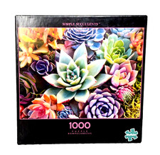 Puzzle simple succulents - puzzle,